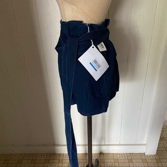 JW ANDERSON US sz 10 UK 14 Blue Denim Skirt Logo - Picture 5 of 12